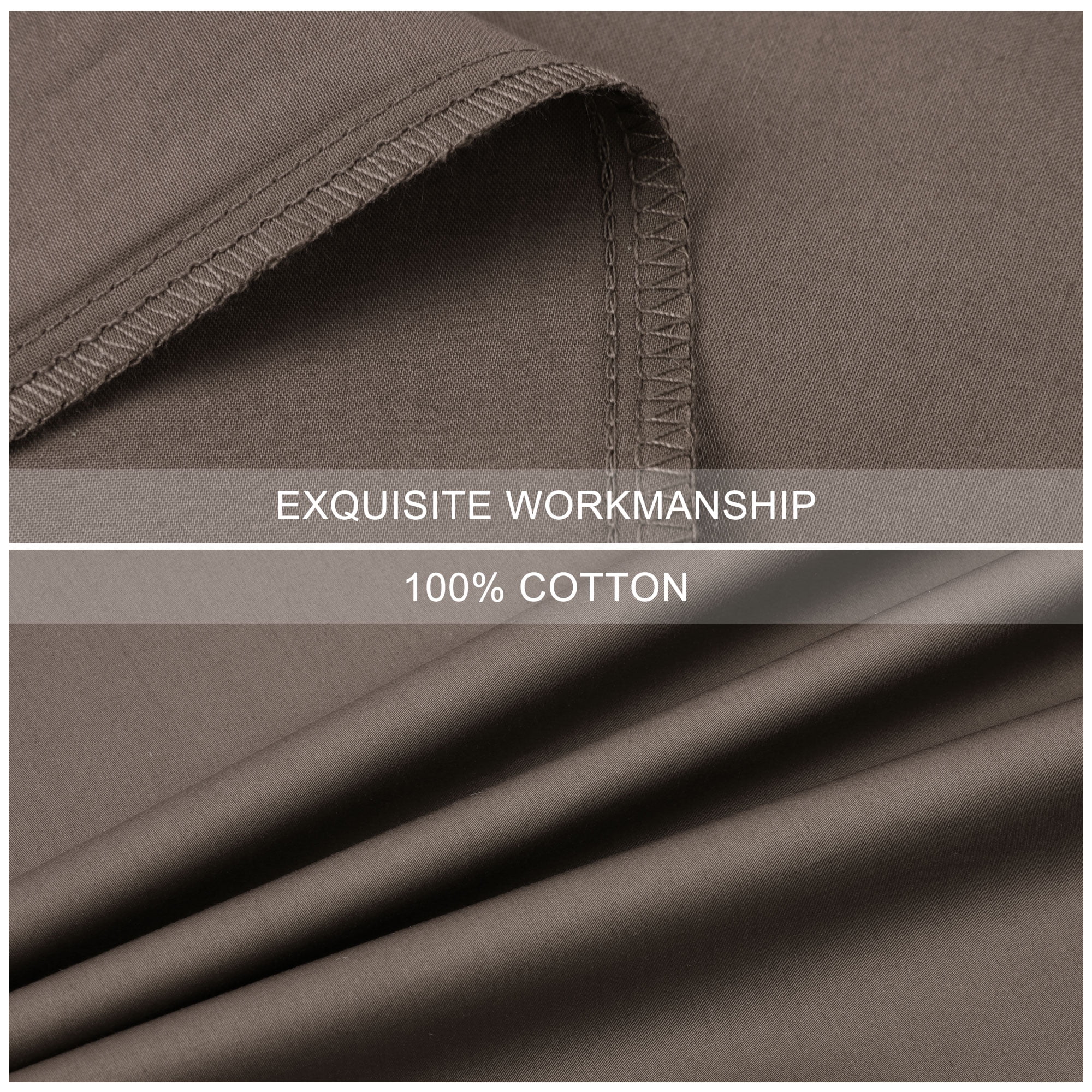 Unique Bargains Cotton Body Pillowcase Breathable Envelope Beaver 20"x72"
