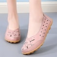 thumbnail image 7 of Orthopedic Loafers in Breathable Leather,Womens Casual Soft Sole Hollow Slip on Walking Shoes,Closed Toe Flat Boat Shoes, 36, 7 of 7