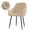 N1, variant on ATJIA Velvet Curved Back Chair Cover Armchair Cover Dining Chair Slipcovers Stretch Dining Room Chair Covers for Restaurants Kitchen (1 Pack)