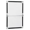 thumbnail image 1 of Fotodiox Sun-Scrim-Rectangle-140x200 140 x 200 cm Pro Studio Solutions Sun Scrim - Collapsible Frame Diffusion & Silver-White Reflector Kit with Handle & Carry Bag, 1 of 1
