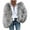 Gray, variant on BVOFAR Womens Shaggy Faux Fur Jackets Casual Long Sleeve Crop Cardigans Trendy Winter Warm Coats Daily Going out Coat