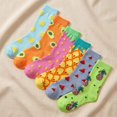 thumbnail image 3 of Tipi Toe Womens Classic & Bold Crew Socks Set - Dozen Color Collection (6 Pairs), 3 of 4