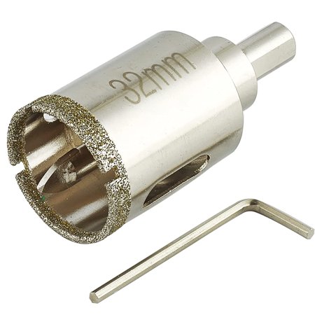 

Orgry 75mm/2.95 Diamond Hole Saw With 1.18 inch Cutting depth Diamond Diamond Drill Bits for Glass Ceramic Marble Porcelain Tile Granite Gemstone