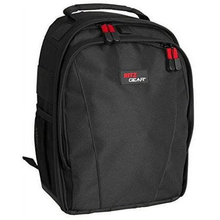 Image of PHOTO BACKPACK Holds a DSLR with a lens attached 3-4 lenses a flash a tablet and accessories