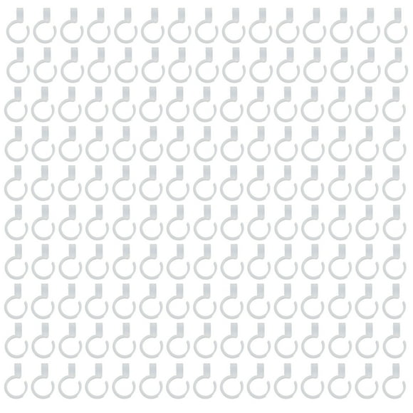 100 ganchos resistentes al viento para colgar ropa (blancos)