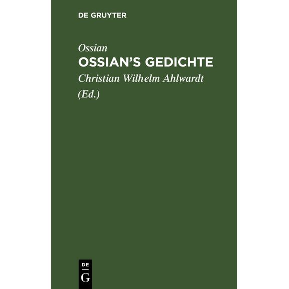 Ossian's Gedichte, (Hardcover)