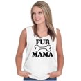 thumbnail image 5 of Fur Mama Cute Pet Owner Cat Dog Mom Tank Top Tee Shirt Women Brisco Brands M, 5 of 6