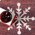 thumbnail image 3 of nuLOOM Nola Snowflake Machine Washable Area Rug, 7' 10" x 10', Red, 3 of 9