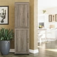 thumbnail image 2 of RealRooms Tindall 2 Door Kitchen Pantry Cabinet, Gray Oak, 2 of 9