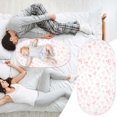 thumbnail image 5 of XWSHYW Toldos y Corredores de Cama Sábana Estampada de Seda Sintética para Bebé, Sábana para Cuna y Funda para Colchón de Cuna para Recién Nacido, Respetuosa con La Piel, 5 of 5
