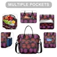 thumbnail image 2 of Pioneer Flower Floral Print Pattern Womens Lunch Box for Work,Insulated Large Lunch Bag for Tween and Teen,Loncheras Para Mujer,Leakproof Adult Lunch Bag for Work,Beach,Travel,Picnic,Camping, 2 of 7