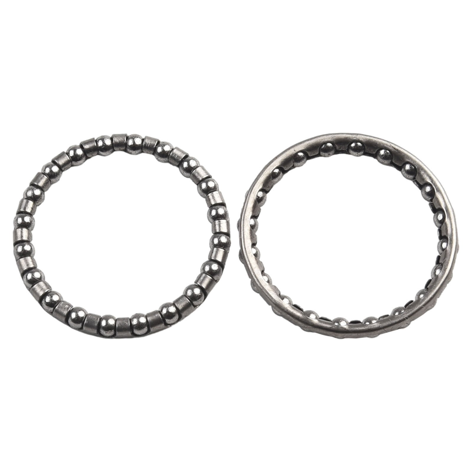 Lot 2 Roulements à Billes En Cage 1 1/8″ – Métal, 20 Billes, 32mm Intérieur – Pour Casque De Vélo