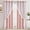 Rose Blush, variant on White Blackout Curtains with Sheer Overlay Thermal Insulated Mix & Match Double Layer Window Panels for Bedroom Living Room Drape Sewn with Tiebacks Grommet Top 52" Wx84 Lx2