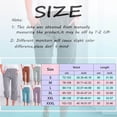 thumbnail image 3 of Siilsaa Capri Pants for Women Casual 2024 Summer Drawstring Elastic High Waist Linen Pants Straight Wide Leg Plus Size Lounge Capris Navy,2XL, 3 of 5