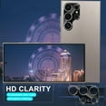 thumbnail image 3 of Camera Lens Protector Designed for Samsung Galaxy S22 Ultra Camera Lens Shield,Case Friendly Pack of 2 HD Clear Tempered Glass Lens Cover for Samsung Galaxy S22 Ultra, 3 of 8