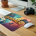 thumbnail image 5 of Gamer Retro Gaming Controllers Illustration Mouse Pad Low Profile Gaming Mat, 5 of 7