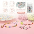 thumbnail image 2 of Uxcell 1200-Pack Mixed Glass Seed Beads, 1-4mm/0.04-0.16 Inch Tube Mini Glass Bugle Beads for DIY Earrings/ Necklaces/Bracelets/Jewelry Making [Blue Pink], 2 of 6