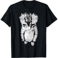 thumbnail image 1 of Playera El Gato Munchkin Kitten Art, Manga Corta Unisex, Color Negro, Talla Chica, 1 of 5