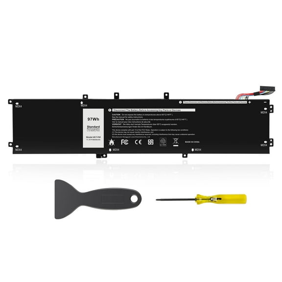 4K1VM Laptop Battery Replacement for Dell G7 17 7700 Series Notebook W62W6 0W62W6 XYCW0 0XYCW0 9TM7D 09TM7D V0GMT NYD3W 0NYD3W NCC3D 0NCC3D Black 11.4V 97Wh 8070mAh