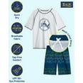 thumbnail image 7 of iXtreme Boys Rash Guard Set - 2 Piece UPF50+ Quick Dry Short Sleeve Swim Shirt & Swim Trunks for Boys, 7 of 7
