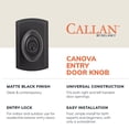 thumbnail image 4 of Delaney Collection Italienne 365507 Canova Bouton - Mannequin&44; Bordé Bronze, 4 of 4