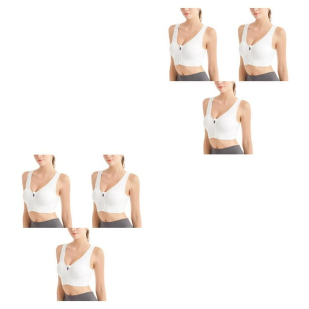 Qarigey 3 unids set sujetador deportivo Stay Cool And Confident Amplia gama de colores para elegir sujetadores sin costuras Top Fitness blanco SG 2piezas Bodega Aurrera en linea