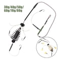 thumbnail image 2 of MYG Carp Fishing Bait Cage Line Group Feeder Sinker String Hook Fishing Bait Basket, 2 of 3