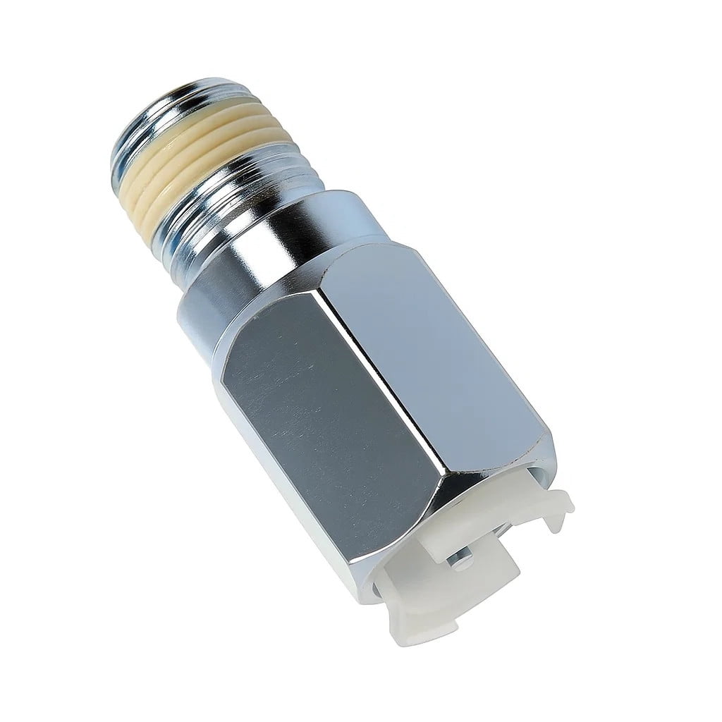 KarParts360 For Pontiac Grand Prix 1992 93 94 95 1996 Heater Hose Connectors | Steel Quick Disconnect End 1 | Male Thread End 2 | Straight Fitting Angle | 0.625Inches End 1 Outside Diameter | 1526520