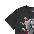 thumbnail image 4 of Disney Women's Jack Skellington Shirt, Classic Printed Nightmare Before Christmas T-Shirt Charcoal - M, 4 of 6