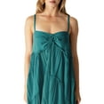thumbnail image 3 of Love Stitch Women's Summer Party Billowy Dress (Large, Teal), 3 of 3