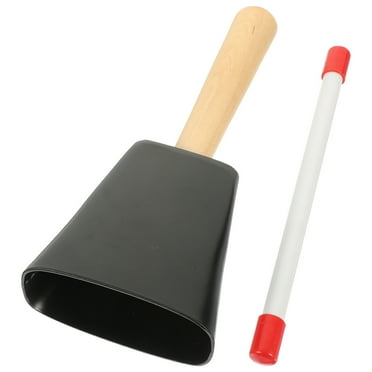1 Set Metal Cow Bell Noise Maker Cowbell Percussion Instrument Cheering Hand Bell