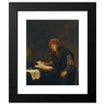 thumbnail image 2 of Jan Steen 20x24 Black Modern Framed Museum Art Print Titled - A Youth Reading, 2 of 5