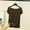 01 Coffee, variant on Weiqiqre Womens Tops Crewneck Slim Fitted Short Sleeve T-Shirt Stretchy Bodycon Basic Tee Tops