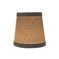 thumbnail image 6 of Aspen Creative 32716-5 Small Hardback Empire Shape Chandelier Clip-On Lamp Shade Set (5 Pack), Transitional Design in Grey, 4" bottom width (3" x 4" x 4"), 6 of 7