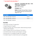 thumbnail image 2 of Clutch Kit - Compatible with 1963 - 1970 Volkswagen Transporter 1964 1965 1966 1967 1968 1969, 2 of 2