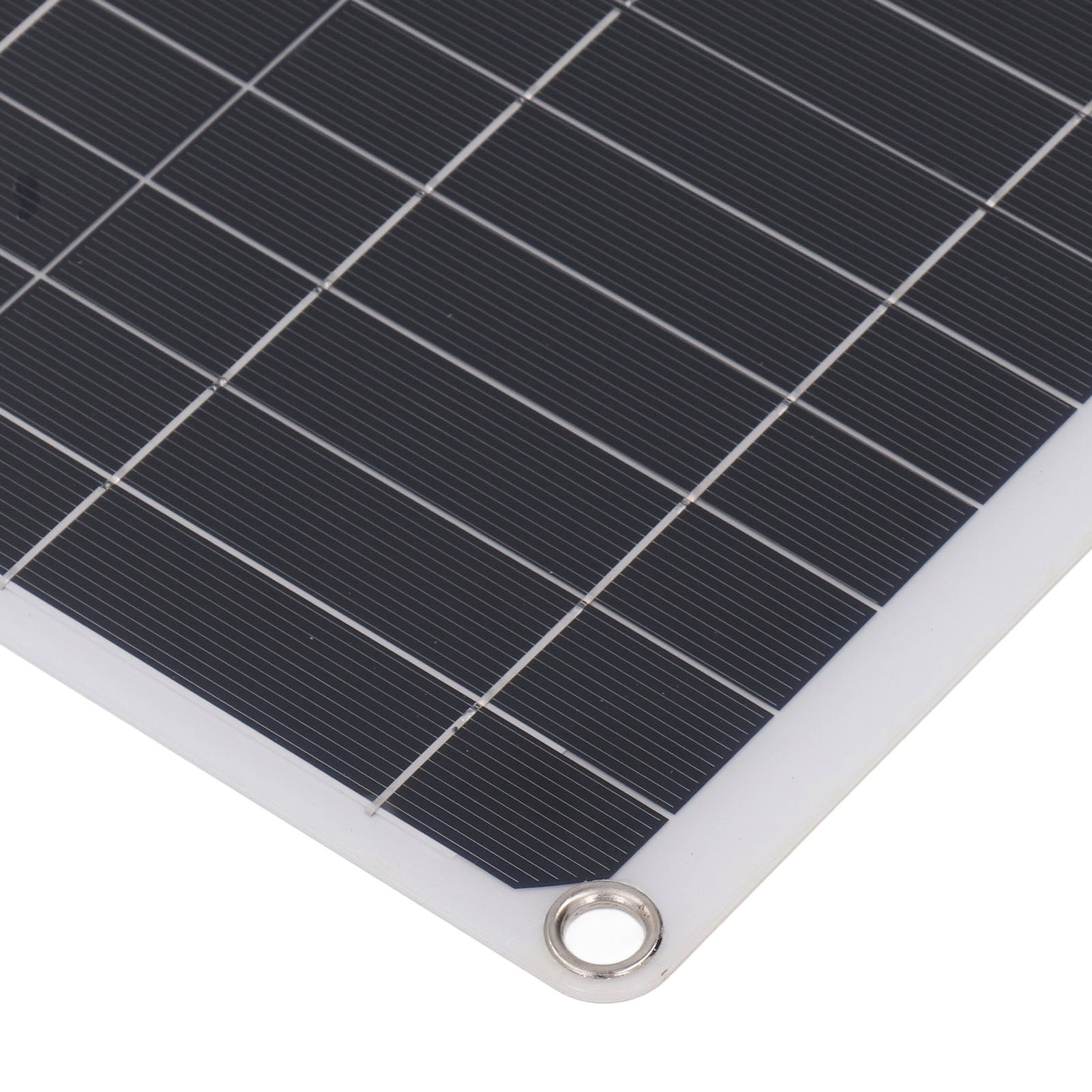 20W Solar Panel, 18V Flexible Solar Panel Monocrystalline Silicon  For Battery Charging Security Camera