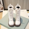 thumbnail image 6 of Bnwani Boots for Girls Riding Riding PU Leather Side Zipper Bow Princess Boots 3-11 Years, 6 of 9