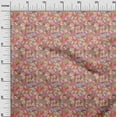 thumbnail image 3 of oneOone Cotton Poplin Orange Fabric Abstract Quilting Supplies Print Sewing Fabric By The Yard 42 Inch Wide, 3 of 5