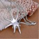 thumbnail image 2 of Collar de plata 925 con sello, joyería, promociones, envío gratis, hermosos y elegantes dijes de estrella de mar, mujeres nobles, bonitas, código de modelo 21622, 2 of 2