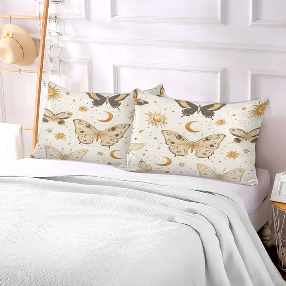 Pillow Case Plush Pillow Butterfly Printed Case standard size/King size/Queen size Bed Pillow Pillowcases