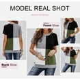 thumbnail image 4 of Asyoly Womens Short Sleeve Crew Neck Shirts Loose Casual Summer Tee T-Shirt S-3XL, 4 of 7