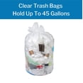 thumbnail image 4 of Colonial Bag Trash Bags, Heavy Duty, 45-gallon, 40 in x 48 in, 250 Ct, 4 of 5