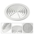 BTOER 1pc Adjustable ABS Ceiling Wall Air Ventilation Cover Round