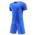 thumbnail image 5 of Boys 2 Piece Athletic Soccer Jersey Sport Team Soccer Uniforms with Shorts Shirt 2026 Blue S, 5 of 6