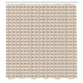 thumbnail image 3 of Ambesonne Abstract Geometry Shower Curtain, Ethnic Grunge, 69"Wx70"L, Ivory Rose, 3 of 5