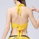 thumbnail image 4 of Top corto con lentejuelas para mujer - Sujetador de danza del vientre, camiseta sin mangas, borlas con lentejuelas, talla única, 4 of 7