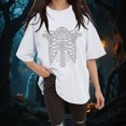 thumbnail image 2 of Godom Women Cute Halloween Ghost Tshirts Funny Short Sleeve Fall Shirt Tops, 2 of 6