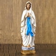 thumbnail image 3 of Praying Mary Statue, Desktop Display Sculpture Christian Statue Art Crafts Catholic Religious Statue for Porch Collection, 3 of 8