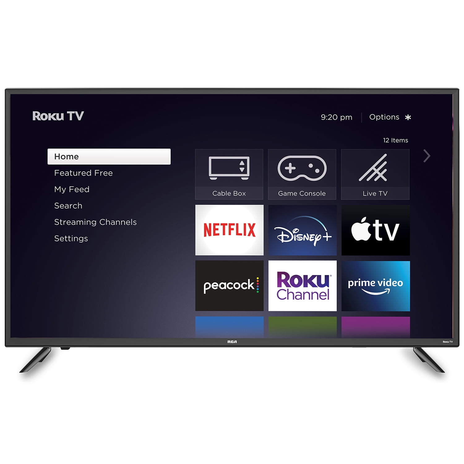 RCA 55" Class 4K Ultra HD (2160P) HDR Roku Smart LED TV (RTRU5527W