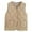 a-Khaki215, variant on Women Outerwear Vests Winter Warm Thin Lightweight Vest Plush Sleeveless Button Warm Waistcoat Padded Gilet For Cold Weather Leisure Outerwear